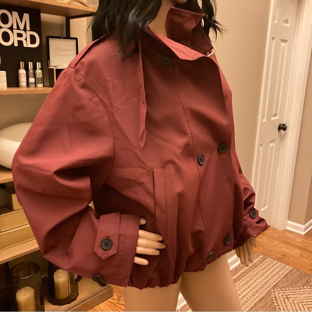 Vintage Loose Trench Jacket - Picture 2 of 8